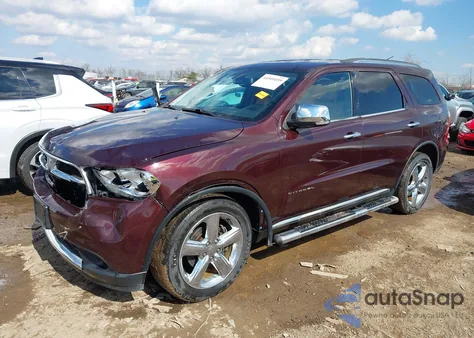 2012 Dodge Durango Citadel z USA, uszkodzony, nr VIN 1C4RDJEG2CC309222